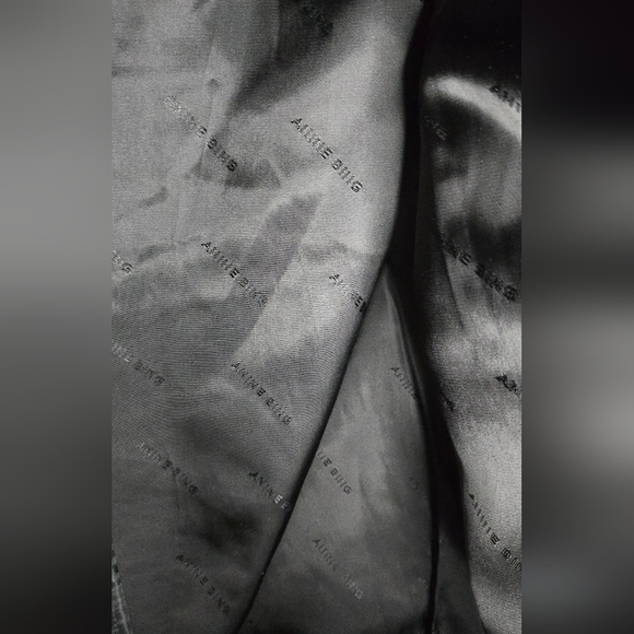 Anine Bing Leon Black Bomber Jacket Women's XS - Picture 12 of 16